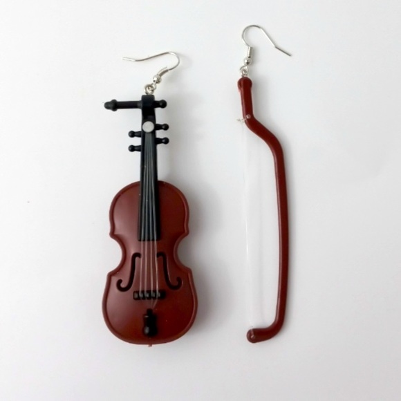 Dolls Kill Jewelry - DOLLS KILL Violin Earrings